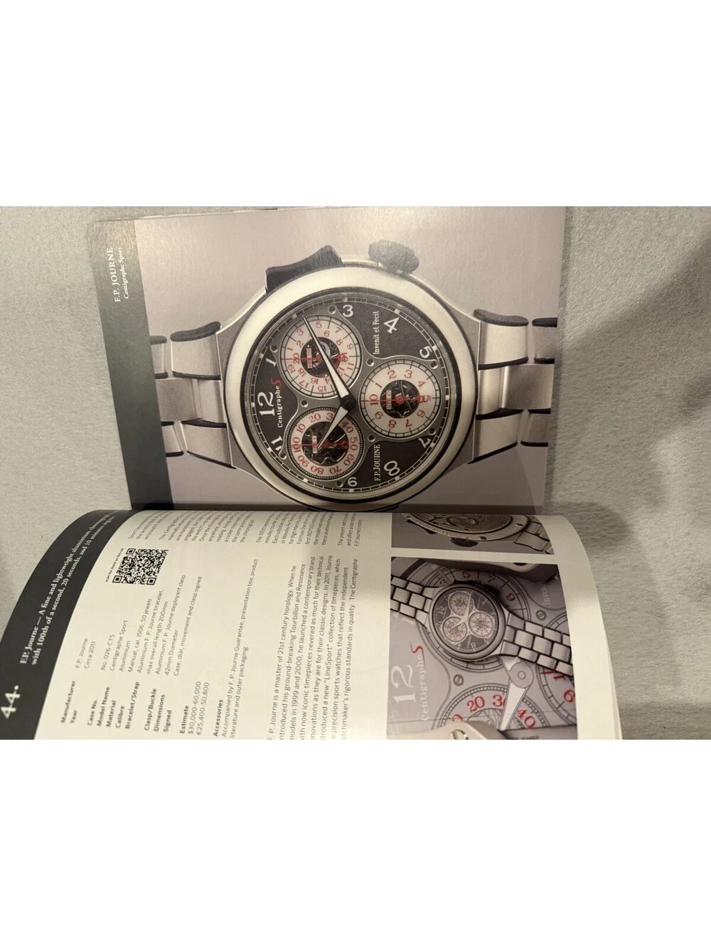 Phillips Bacs & Russo Racing Pulse Watch Catalog NY 2020 EUC